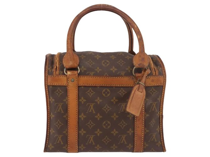 LOUIS VUITTON Monogram Sac Chasseur 30 Boston Bag LV Auth 188014 Monogramma - vista 2