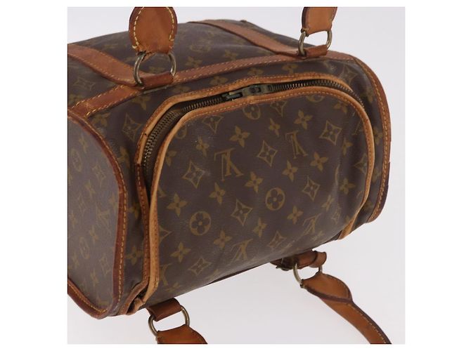 LOUIS VUITTON Monogram Sac Chasseur 30 Boston Bag LV Auth 188014 Monogramma - vista 6