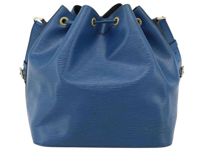 Borsa a Spalla LOUIS VUITTON Epi Petit Noe Blu M44105 LV Auth 188537 - vista 2