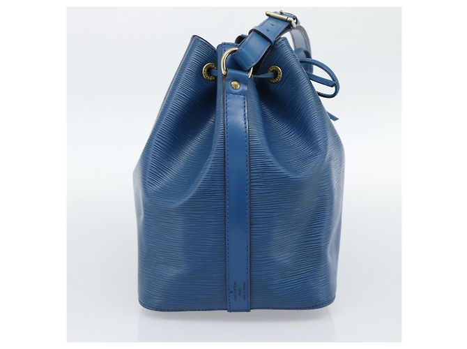 Borsa a Spalla LOUIS VUITTON Epi Petit Noe Blu M44105 LV Auth 188537 - vista 3