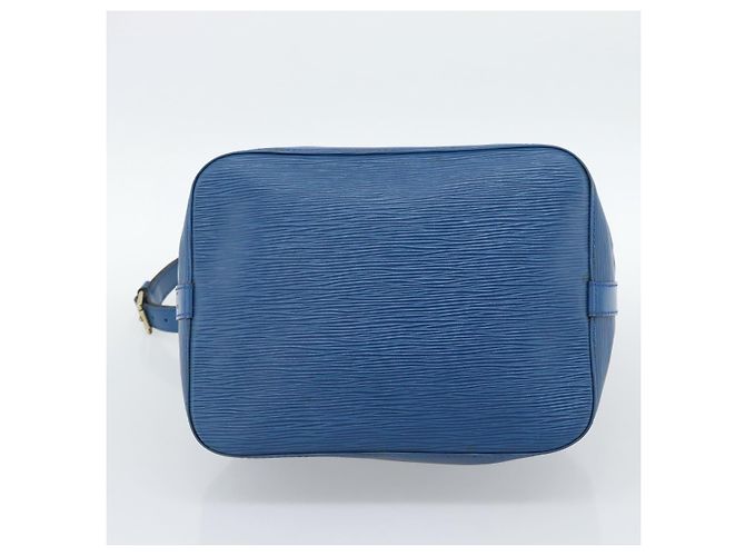 Borsa a Spalla LOUIS VUITTON Epi Petit Noe Blu M44105 LV Auth 188537 - vista 5