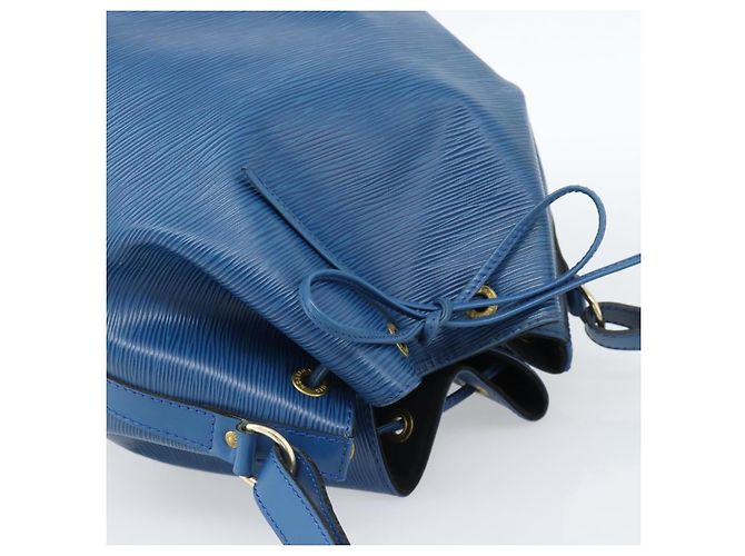 Borsa a Spalla LOUIS VUITTON Epi Petit Noe Blu M44105 LV Auth 188537 - vista 6