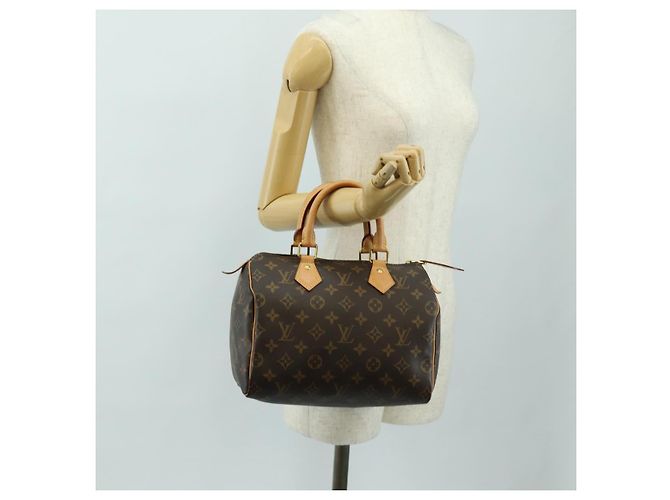 LOUIS VUITTON Borsa Monogram Speedy 25 M41528 LV Auth yk20534SAM Monogramma - vista 26