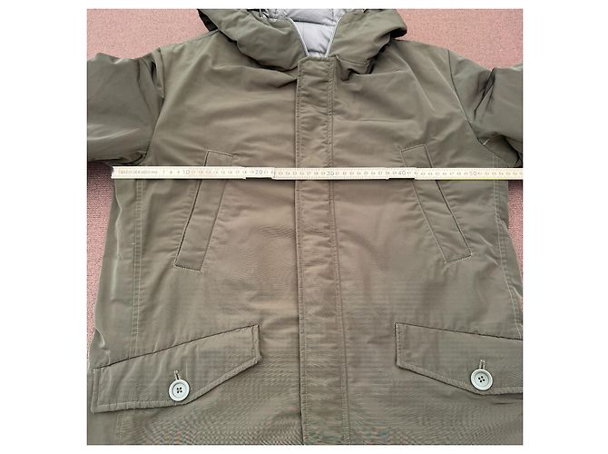 Herno Reversible Hooded Down Jacket Grey Dark green - view 8