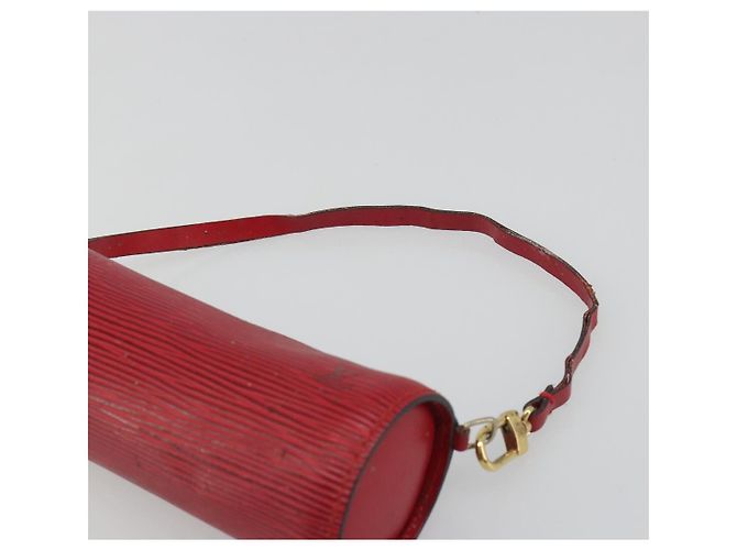 LOUIS VUITTON Epi Soufflot Pouch Accessory Pouch Rosso LV Auth 187407 - vista 14