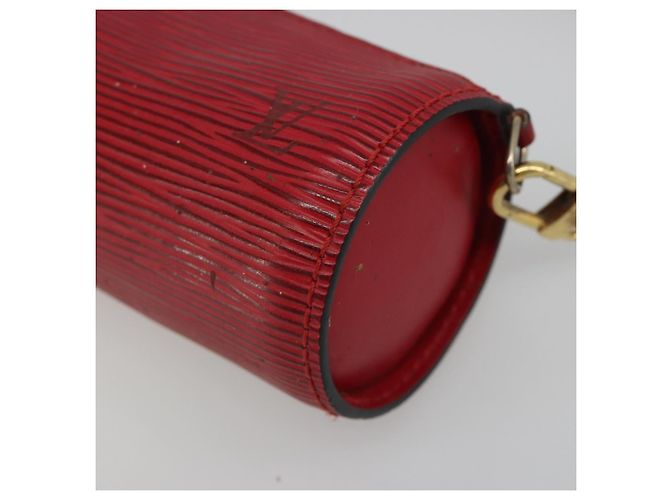 LOUIS VUITTON Epi Soufflot Pouch Accessory Pouch Rosso LV Auth 187407 - vista 15