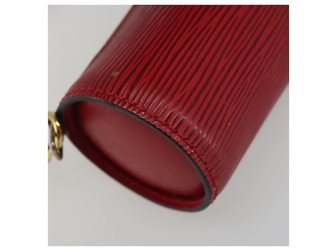 LOUIS VUITTON Epi Soufflot Pouch Accessory Pouch Rosso LV Auth 187407 - vista 18