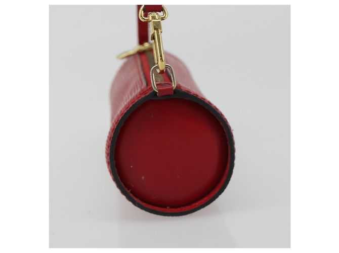 LOUIS VUITTON Epi Soufflot Pouch Accessory Pouch Rosso LV Auth 187407 - vista 3