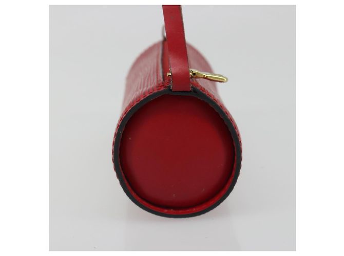 LOUIS VUITTON Epi Soufflot Pouch Accessory Pouch Rosso LV Auth 187407 - vista 4