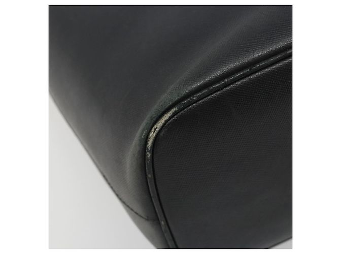 Borsa Tote Salvatore Ferragamo Gancini in pelle nera e oro Auth 187416 Nero D'oro - vista 14