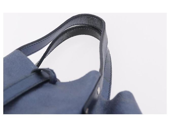Autre Marque Borsa Reversibile TIFFANY&Co. in Pelle Scamosciata Blu Autentica 189384 - vista 8