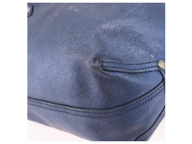 Autre Marque Borsa Reversibile TIFFANY&Co. in Pelle Scamosciata Blu Autentica 189384 - vista 9