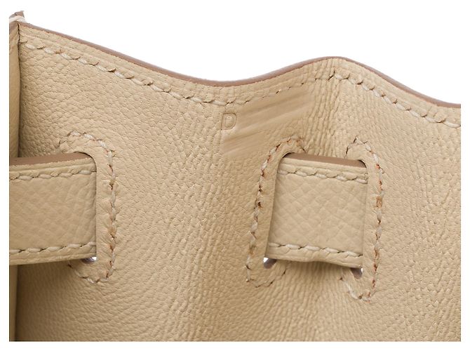 Hermès Borsa HERMES Kelly 28 in Pelle Bianca - 103686 Bianco - vista 8