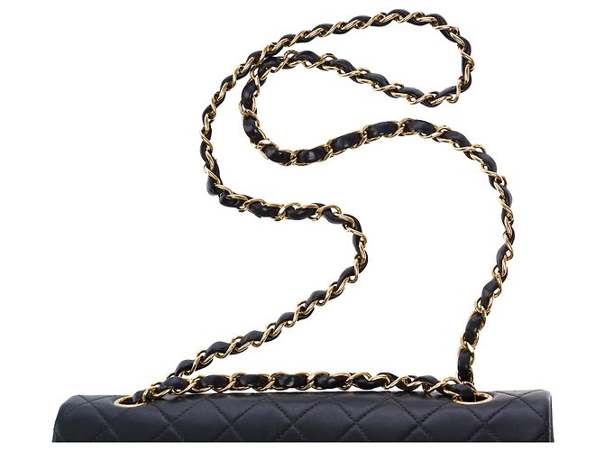 Borsa CHANEL Timeless/Classique in Pelle Nera - 103680 Nero - vista 10