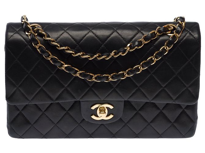 Borsa CHANEL Timeless/Classique in Pelle Nera - 103680 Nero - vista 3