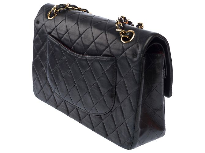 Borsa CHANEL Timeless/Classique in Pelle Nera - 103680 Nero - vista 6