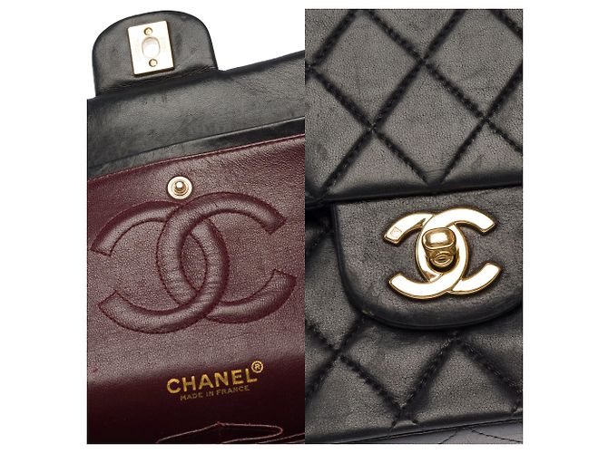 Borsa CHANEL Timeless/Classique in Pelle Nera - 103680 Nero - vista 7