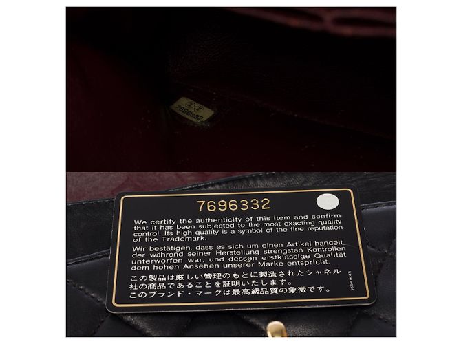 Borsa CHANEL Timeless/Classique in Pelle Nera - 103680 Nero - vista 8