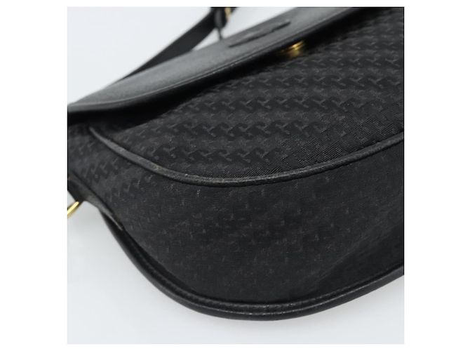 Borsa a Spalla GUCCI in Tela e Pelle Nera e Oro 007 115 0074 Auth fm5375 Nero D'oro - vista 13