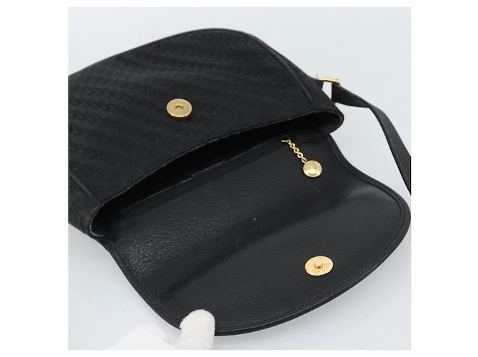 Borsa a Spalla GUCCI in Tela e Pelle Nera e Oro 007 115 0074 Auth fm5375 Nero D'oro - vista 16