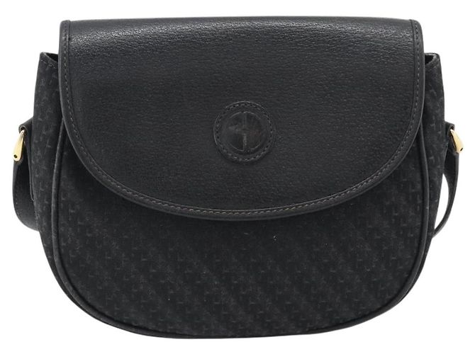 Borsa a Spalla GUCCI in Tela e Pelle Nera e Oro 007 115 0074 Auth fm5375 Nero D'oro - vista 2