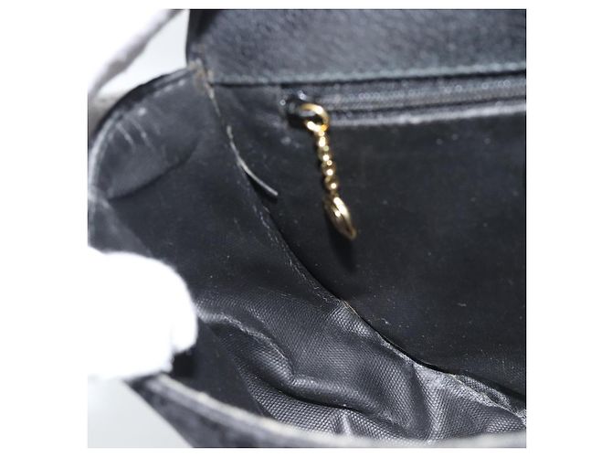 Borsa a Spalla GUCCI in Tela e Pelle Nera e Oro 007 115 0074 Auth fm5375 Nero D'oro - vista 20
