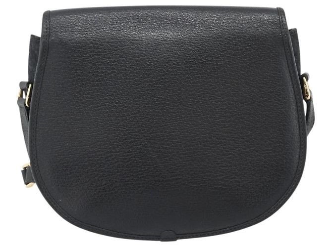 Borsa a Spalla GUCCI in Tela e Pelle Nera e Oro 007 115 0074 Auth fm5375 Nero D'oro - vista 3
