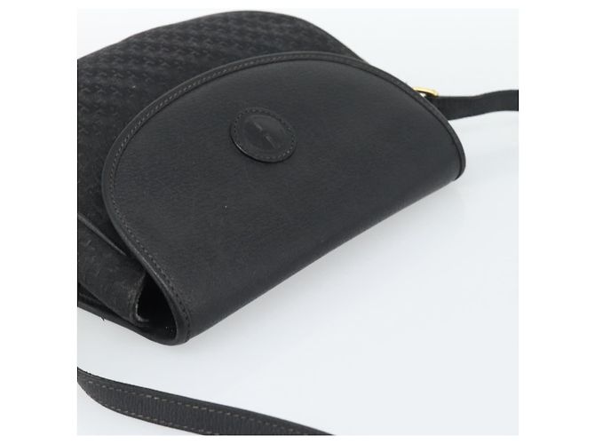 Borsa a Spalla GUCCI in Tela e Pelle Nera e Oro 007 115 0074 Auth fm5375 Nero D'oro - vista 6