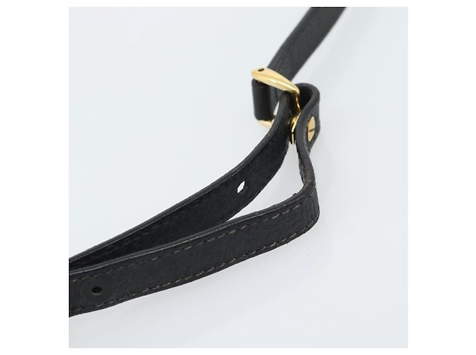 Borsa a Spalla GUCCI in Tela e Pelle Nera e Oro 007 115 0074 Auth fm5375 Nero D'oro - vista 9