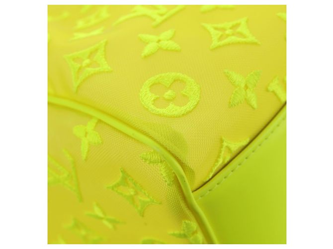 LOUIS VUITTON See Through Keepall Bandouliere 50 Borsa Gialla M55380 Auth 188862SAM Giallo - vista 22