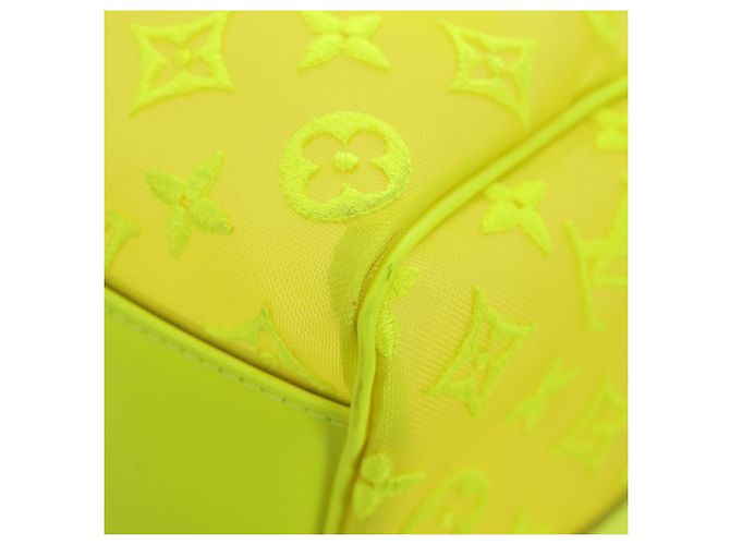 LOUIS VUITTON See Through Keepall Bandouliere 50 Borsa Gialla M55380 Auth 188862SAM Giallo - vista 23