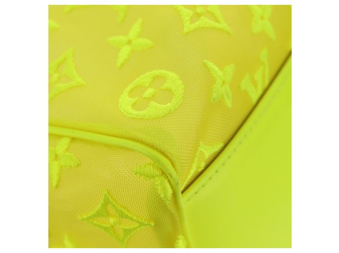 LOUIS VUITTON See Through Keepall Bandouliere 50 Borsa Gialla M55380 Auth 188862SAM Giallo - vista 24