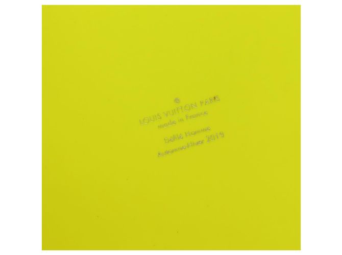 LOUIS VUITTON See Through Keepall Bandouliere 50 Borsa Gialla M55380 Auth 188862SAM Giallo - vista 30