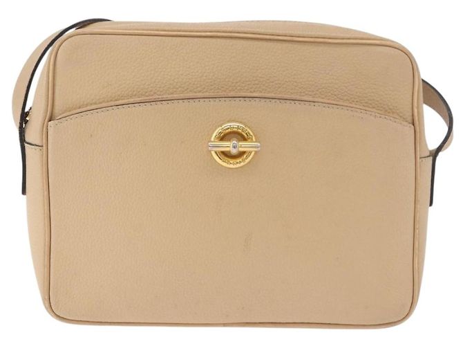 Céline Borsa a Spalla CELINE in Pelle Beige Oro Auth 188477 D'oro - vista 13