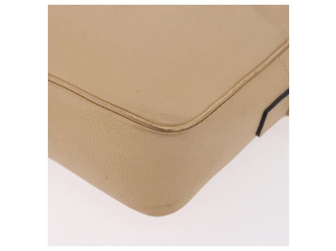 Céline Borsa a Spalla CELINE in Pelle Beige Oro Auth 188477 D'oro - vista 14