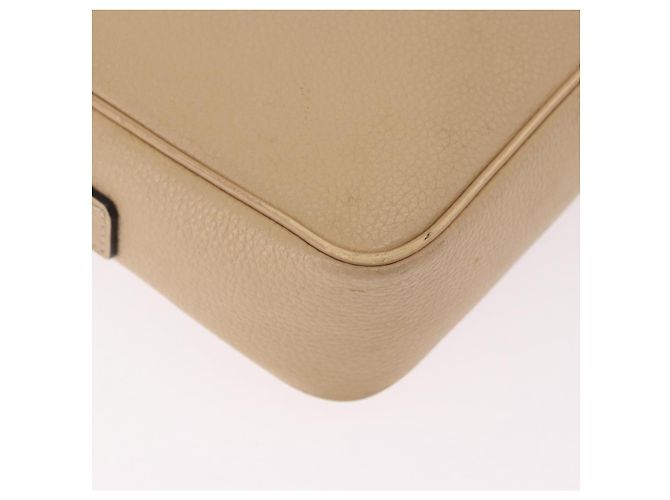 Céline Borsa a Spalla CELINE in Pelle Beige Oro Auth 188477 D'oro - vista 15