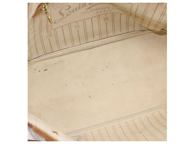 LOUIS VUITTON Borsa Tote Neverfull MM Damier Azur N41605 LV Auth ka4858 - vista 10