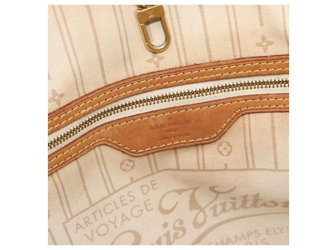 LOUIS VUITTON Borsa Tote Neverfull MM Damier Azur N41605 LV Auth ka4858 - vista 17