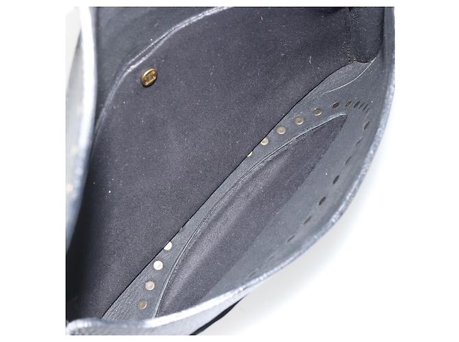 Céline Borsa a Spalla CELINE in Pelle Nera Auth 188867V Nero - vista 10