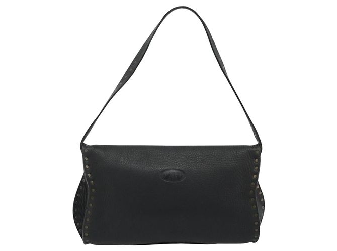 Céline Borsa a Spalla CELINE in Pelle Nera Auth 188867V Nero - vista 2