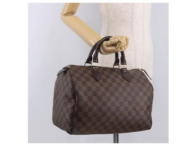 LOUIS VUITTON Borsa Damier Azur Speedy 30 N41533 LV Auth 187976V - vista 23