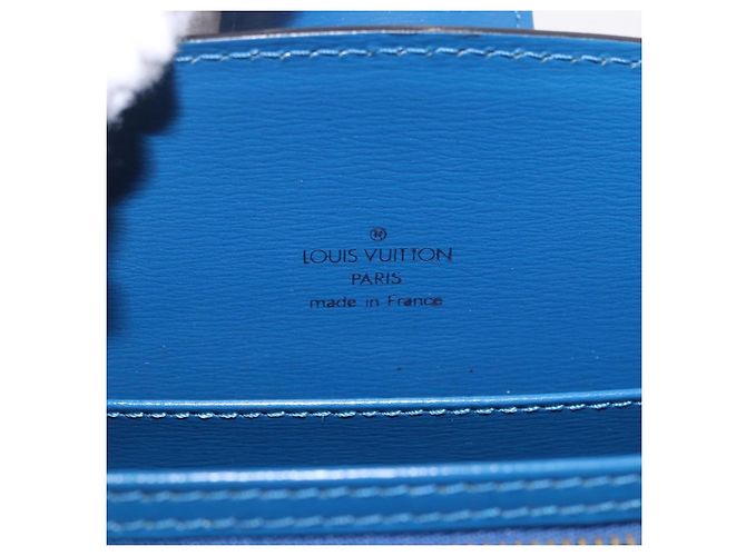 Borsa a Spalla LOUIS VUITTON Epi Capuchin Blu M52345 LV Auth 188508 - vista 18