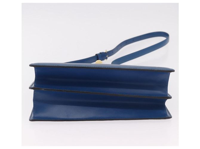 Borsa a Spalla LOUIS VUITTON Epi Capuchin Blu M52345 LV Auth 188508 - vista 5