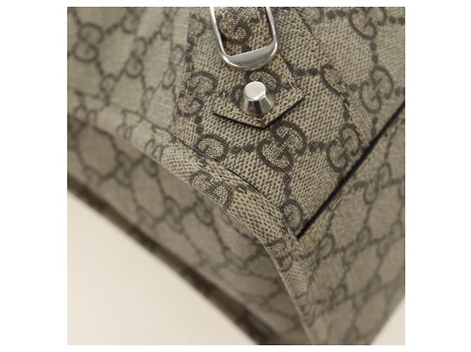 GUCCI GG Supreme Gucci The Hacker Project Balenciaga PVC 681695 Auth yk20509SM Argento Beige - vista 18