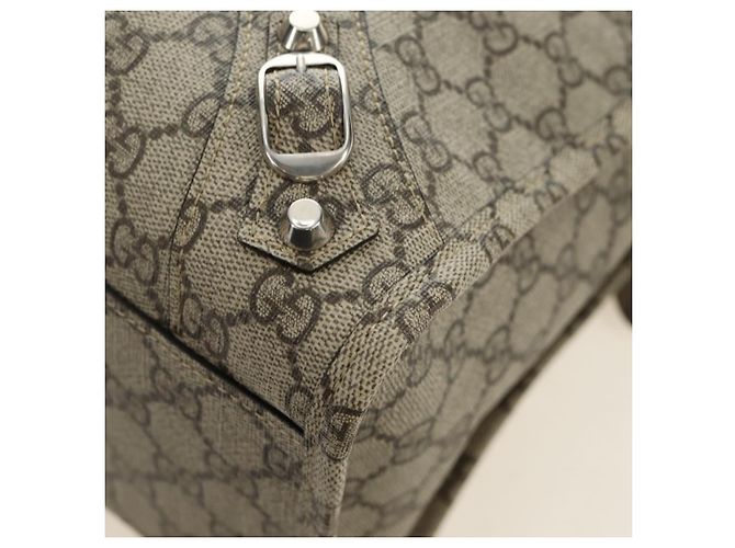 GUCCI GG Supreme Gucci The Hacker Project Balenciaga PVC 681695 Auth yk20509SM Argento Beige - vista 19