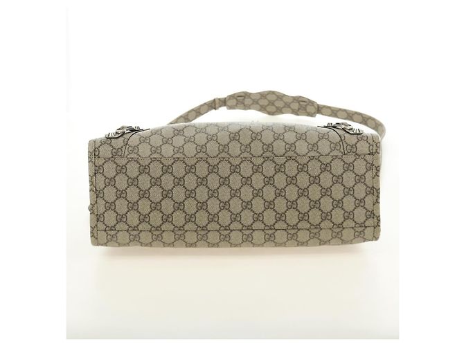 GUCCI GG Supreme Gucci The Hacker Project Balenciaga PVC 681695 Auth yk20509SM Argento Beige - vista 5