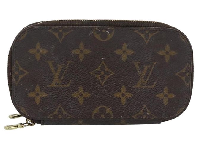 LOUIS VUITTON Monogram Trousse Brush PM Beauty Case M47510 LV Auth 189220 Monogramma - vista 13