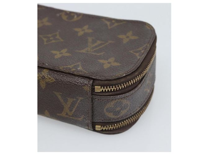 LOUIS VUITTON Monogram Trousse Brush PM Beauty Case M47510 LV Auth 189220 Monogramma - vista 15