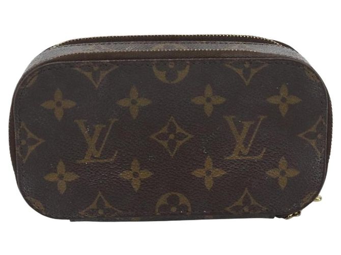 LOUIS VUITTON Monogram Trousse Brush PM Beauty Case M47510 LV Auth 189220 Monogramma - vista 2