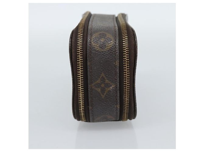 LOUIS VUITTON Monogram Trousse Brush PM Beauty Case M47510 LV Auth 189220 Monogramma - vista 4